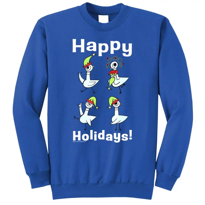 The Pigeon Happy Holidays Christmas Pigeon Tall Sweatshirt