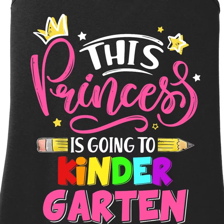 This Princess Is Going To Kindergarten Back To School Ladies Essential Tank