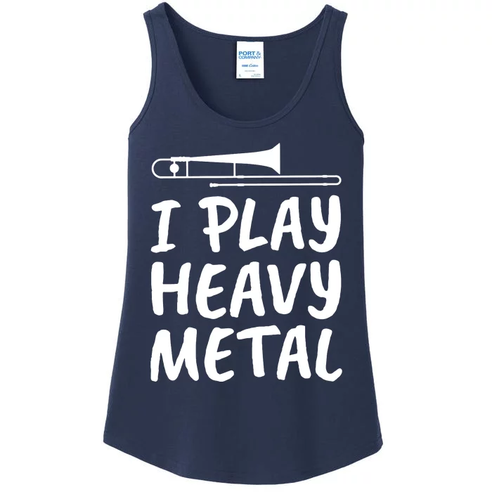 Trombone Player I Play Heavy Metal Ladies Essential Tank