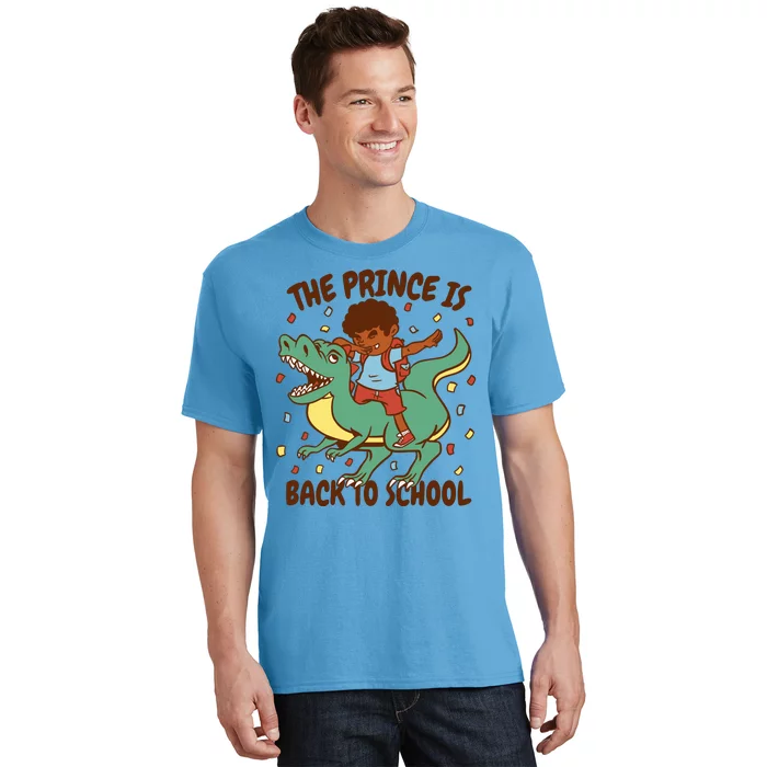 The Prince Is Back To School Dinosaur Dab T-Shirt