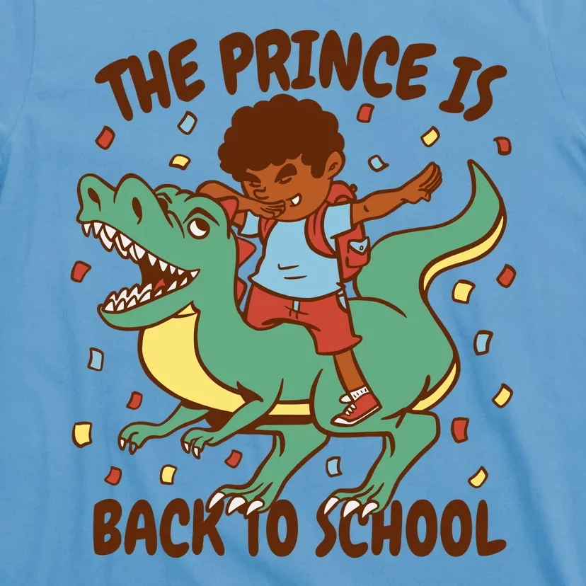 The Prince Is Back To School Dinosaur Dab T-Shirt