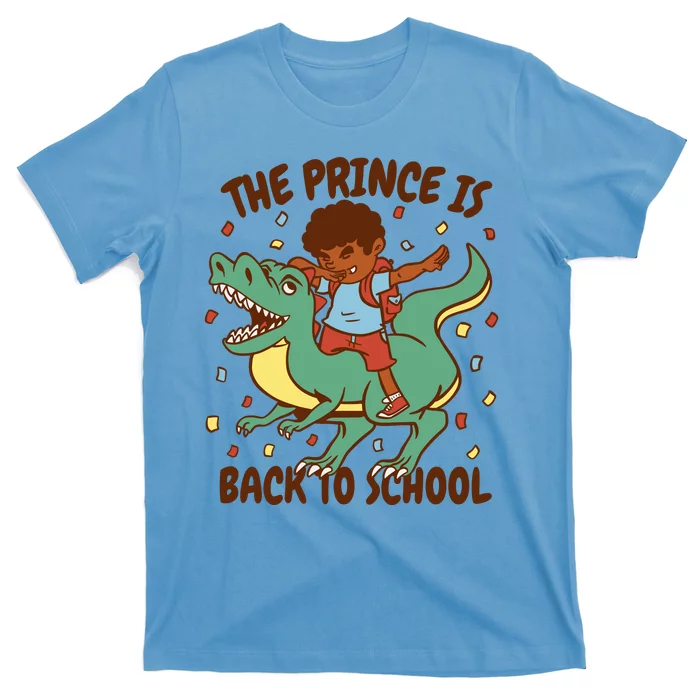 The Prince Is Back To School Dinosaur Dab T-Shirt