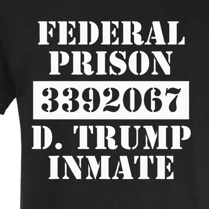 Trump Prison Inmate Federal Prison 3392067 Halloween Costume Garment-Dyed Heavyweight T-Shirt