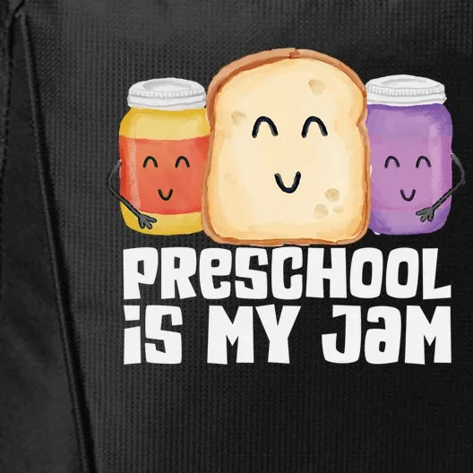 Team Preschool Is My Jam Rainbow PreK Teacher Student Gift City Backpack