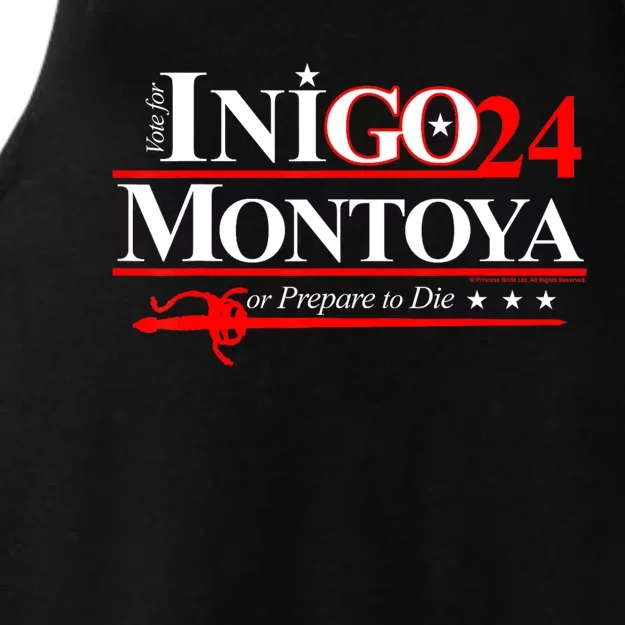 The Princessbride Inigo Montoya For President 2024 Ladies Tri-Blend Wicking Tank