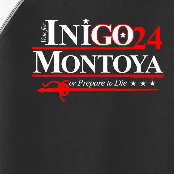 The Princessbride Inigo Montoya For President 2024 Toddler Fine Jersey T-Shirt