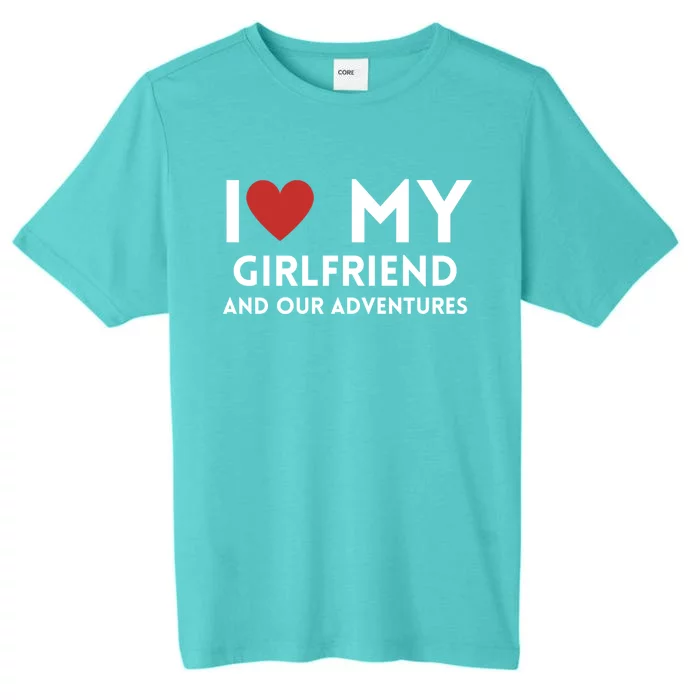 Travel Partners I Love My Friend And Our Adventures Gift ChromaSoft Performance T-Shirt