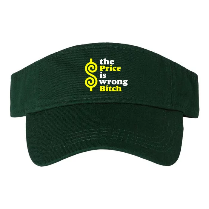 The Price Is Wrong Bitch Valucap Bio-Washed Visor