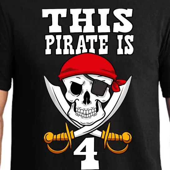 This Pirate Is 4 Pirate Themed 4th Birthday Party Boy Pajama Set