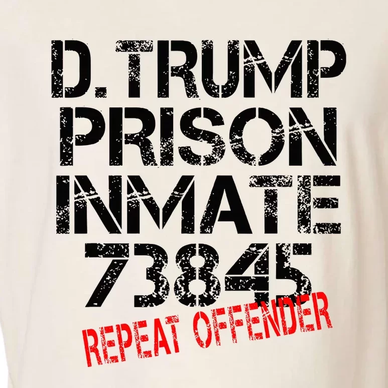 Trump Prisoner Inmate Garment-Dyed Women's Muscle Tee