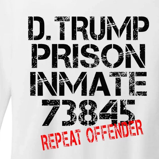 Trump Prisoner Inmate Womens CVC Long Sleeve Shirt