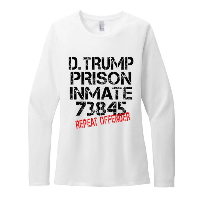 Trump Prisoner Inmate Womens CVC Long Sleeve Shirt