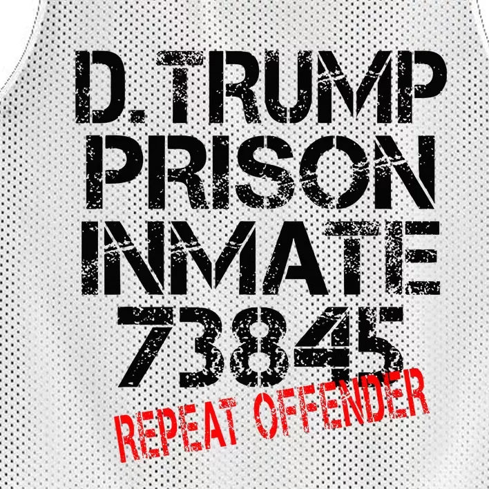 Trump Prisoner Inmate Mesh Reversible Basketball Jersey Tank