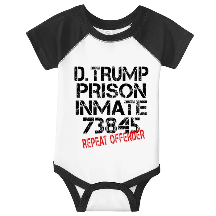 Trump Prisoner Inmate Infant Baby Jersey Bodysuit