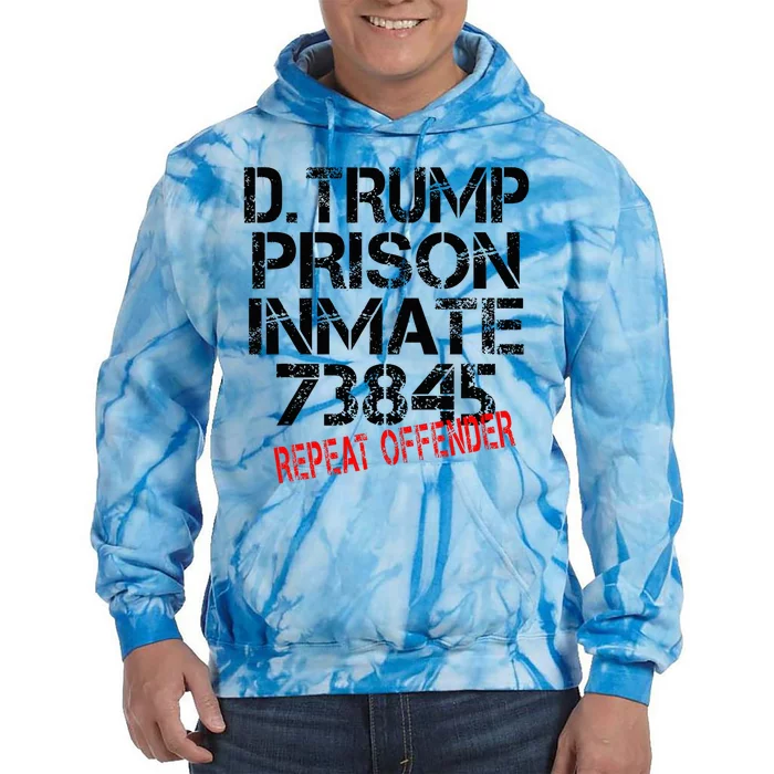 Trump Prisoner Inmate Tie Dye Hoodie