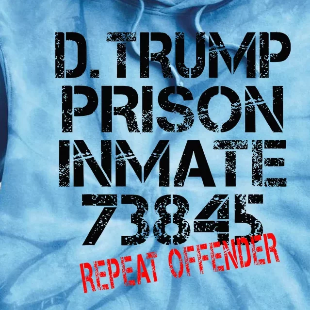 Trump Prisoner Inmate Tie Dye Hoodie