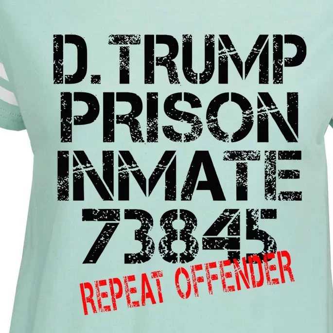 Trump Prisoner Inmate Enza Ladies Jersey Football T-Shirt