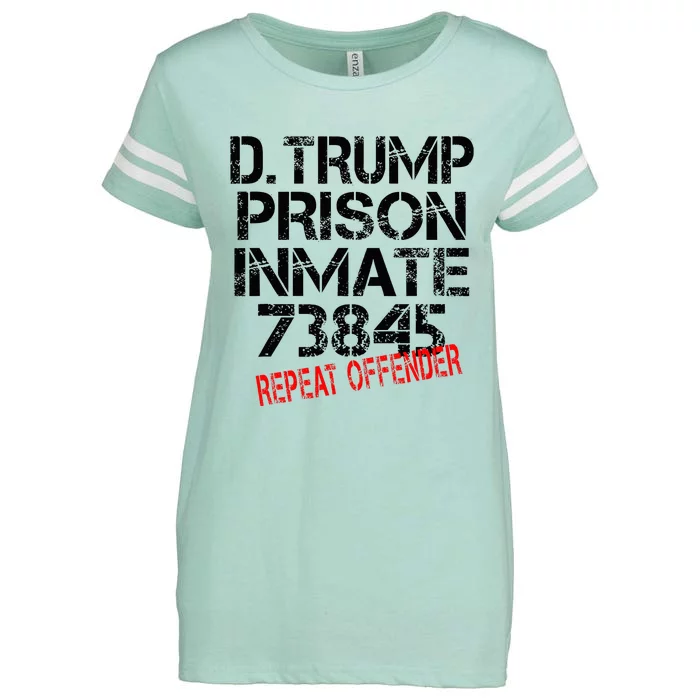 Trump Prisoner Inmate Enza Ladies Jersey Football T-Shirt