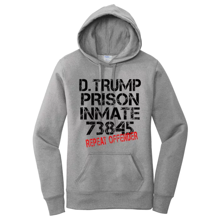 Trump Prisoner Inmate Women's Pullover Hoodie