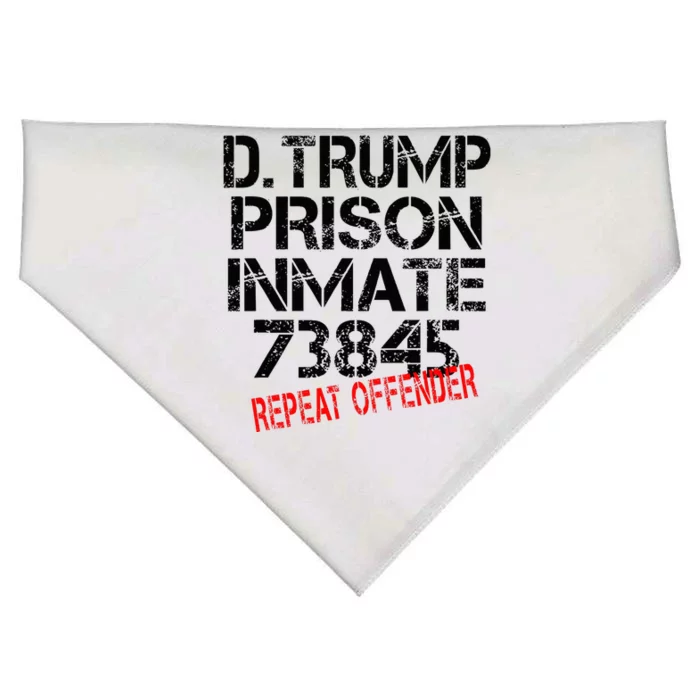 Trump Prisoner Inmate USA-Made Doggie Bandana