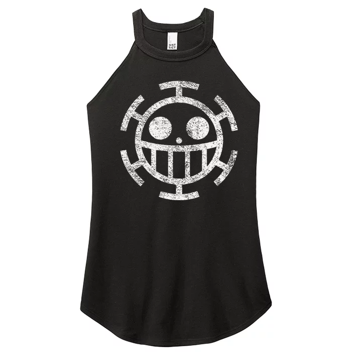 Trafalgar Pirate Jolly Roger Women’s Perfect Tri Rocker Tank