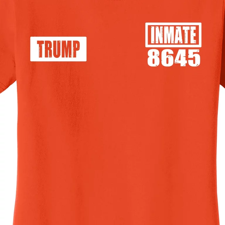 Trump Prison Jumpsuit Funny Halloween Trump Costume Women's T-Shirt