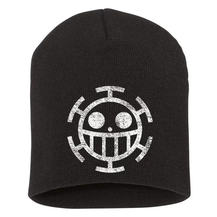 Trafalgar Pirate Jolly Roger Short Acrylic Beanie