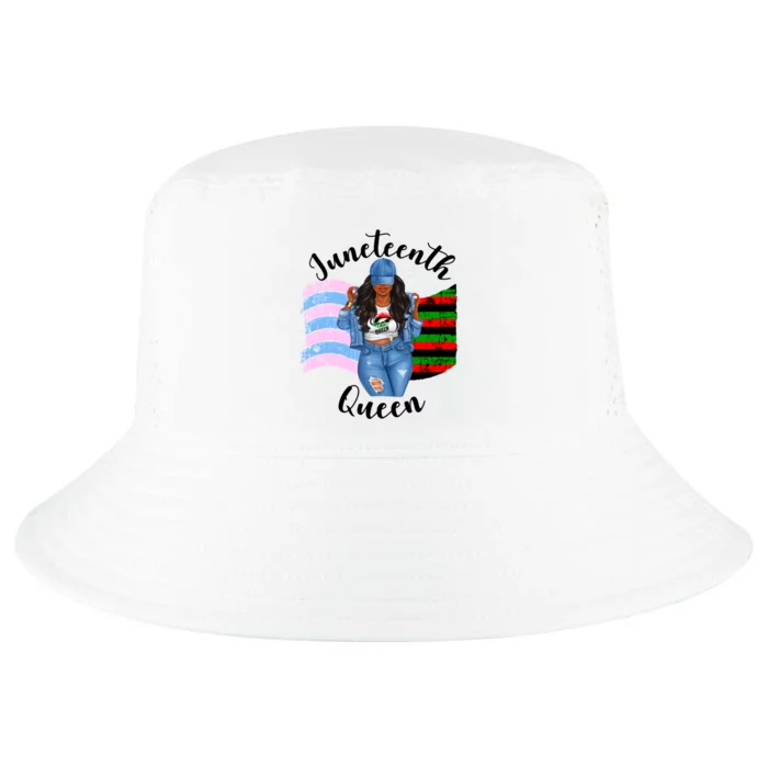 Transexual Pride Juneteenth Queen Black Mom Mamma Meaningful Gift Cool Comfort Performance Bucket Hat