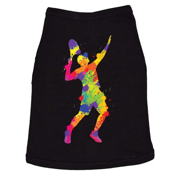 Tennis Player Kids Boy Doggie Tank