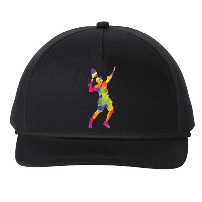 Tennis Player Kids Boy Snapback Five-Panel Rope Hat