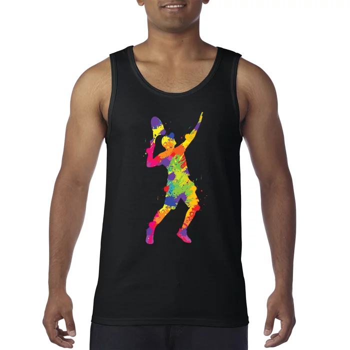 Tennis Player Kids Boy Tank Top