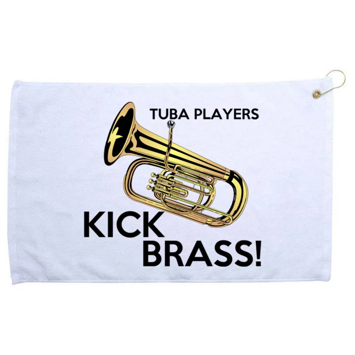 Tuba Players Kick Brass Grommeted Golf Towel