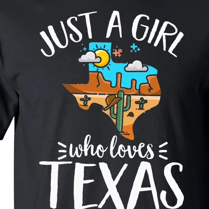 Texas Pride Kids Women Just A Who Loves Her Texas Tall T-Shirt