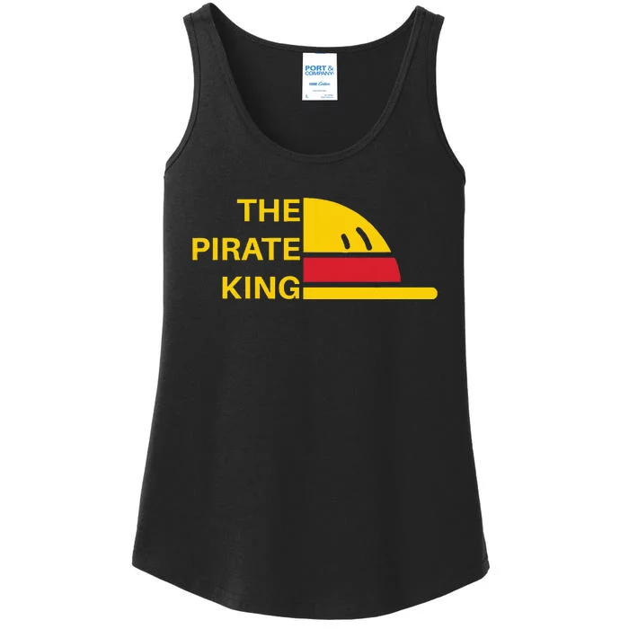 The Pirate King Best Pirate Anime Ever Japanese Manga Fans Ladies Essential Tank