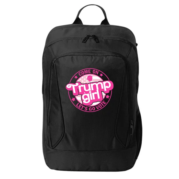 Trump Pink LetS Go Vote 2024 Gift City Backpack