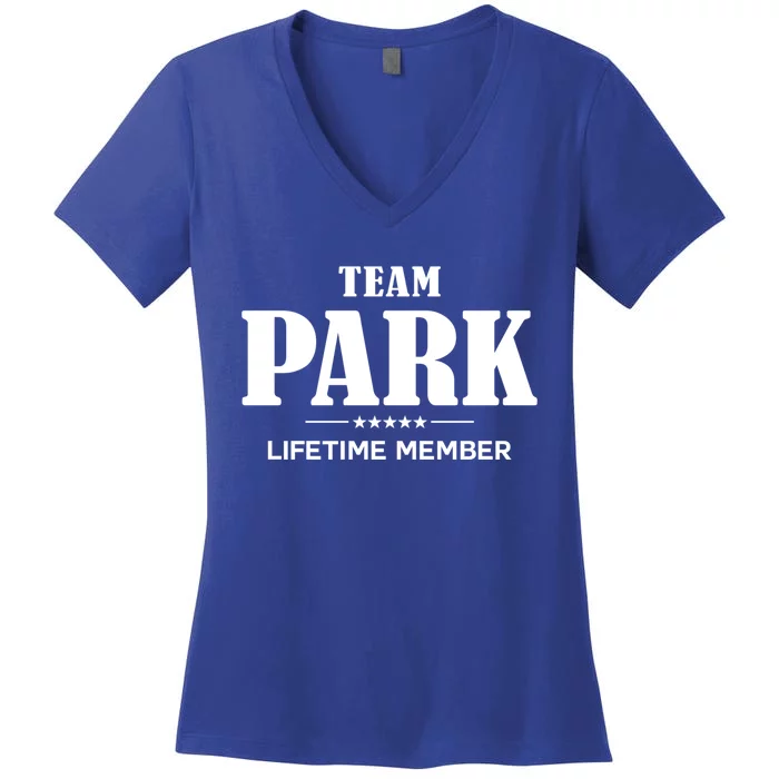 Team Park Lifetime Member Park Family Great Gift Women's V-Neck T-Shirt