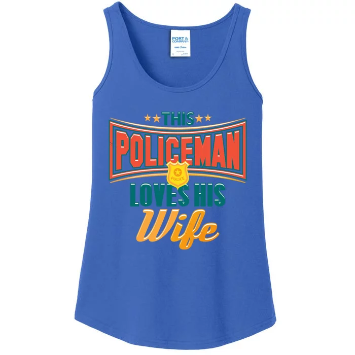 This Police Loves His Wife Police Officer Gift Ladies Essential Tank