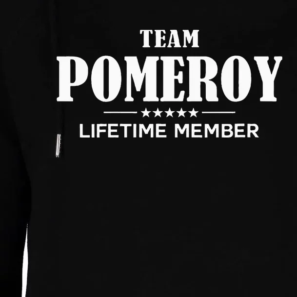 Team Pomeroy Lifetime Member Pomeroy Family Womens Funnel Neck Pullover Hood