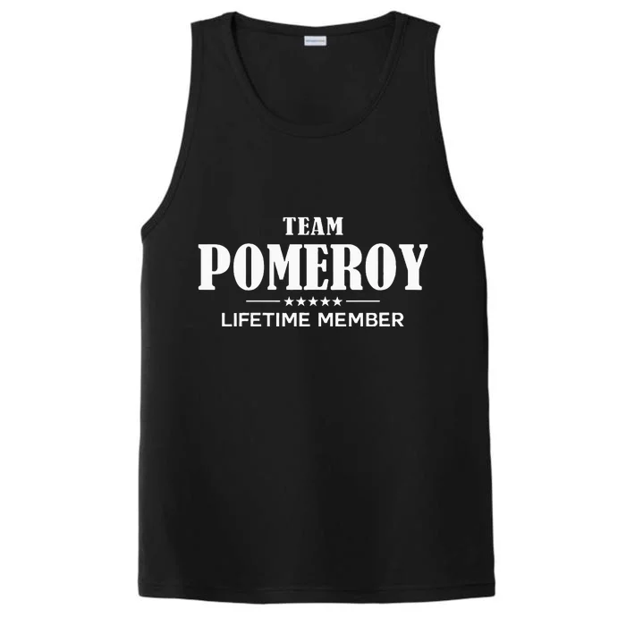 Team Pomeroy Lifetime Member Pomeroy Family Performance Tank