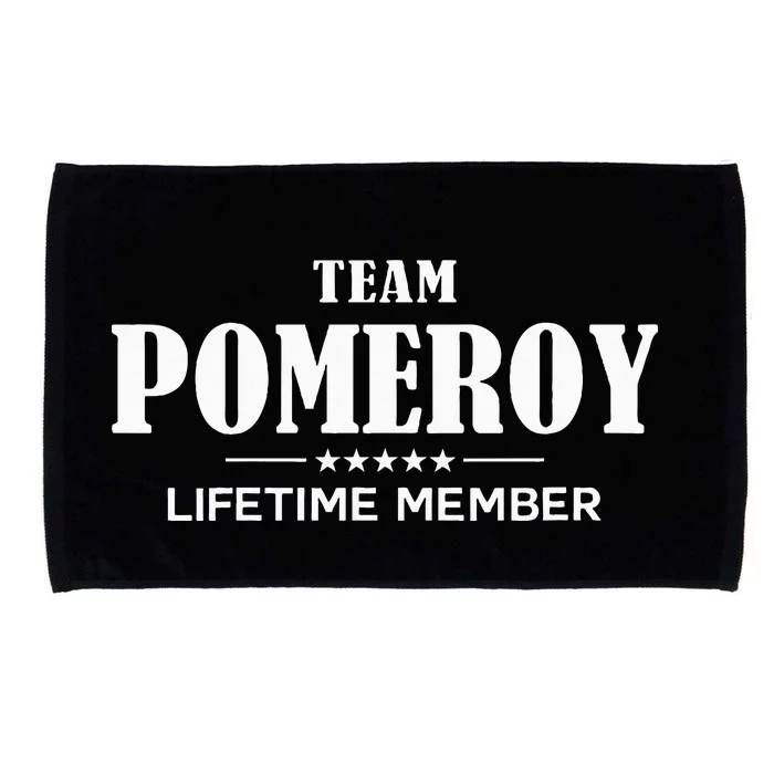 Team Pomeroy Lifetime Member Pomeroy Family Microfiber Hand Towel