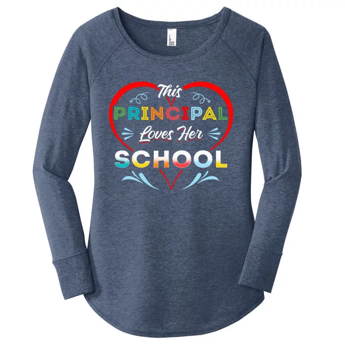 This Principal Loves Her School Head Teacher Headistress Women's Perfect Tri Tunic Long Sleeve Shirt