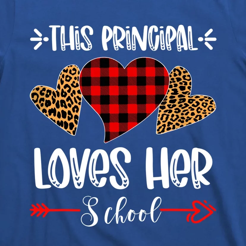 This Principal Loves Her School Head Teacher Valentines Day Gift T-Shirt