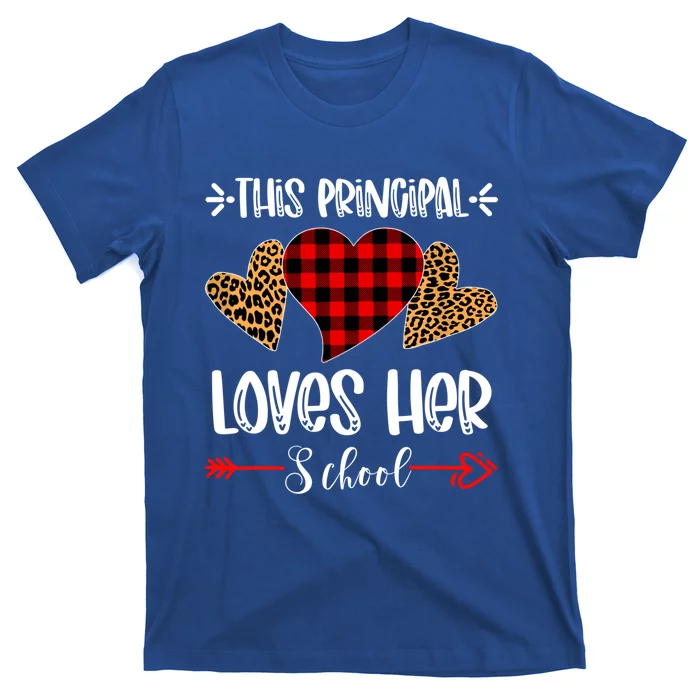 This Principal Loves Her School Head Teacher Valentines Day Gift T-Shirt