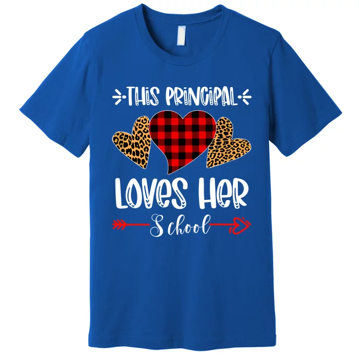 This Principal Loves Her School Head Teacher Valentines Day Gift Premium T-Shirt