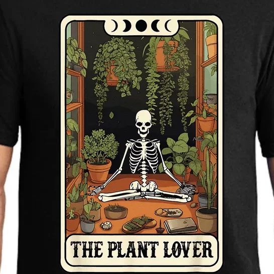 The Plant Lover Tarot Card Halloween Skeleton Stay Spooky Pajama Set