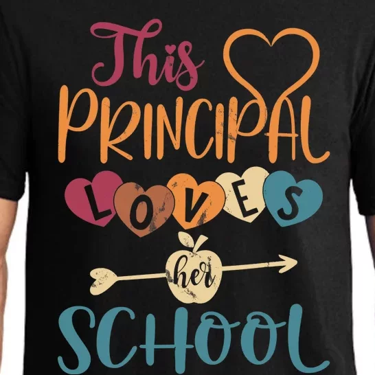 This Principal Loves Her School Teacher Funny Principal Pajama Set