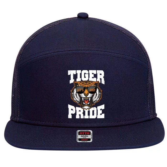 Tiger Pride Lets Goo! 7 Panel Mesh Trucker Snapback Hat