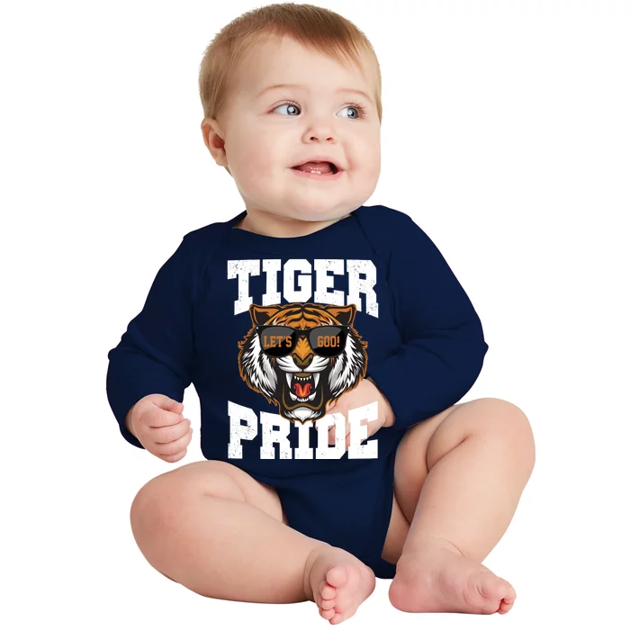 Tiger Pride Lets Goo! Baby Long Sleeve Bodysuit