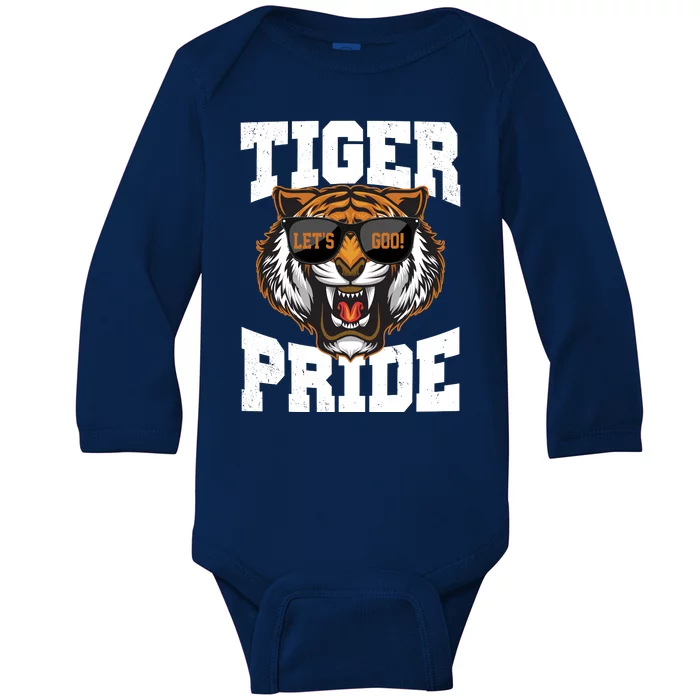 Tiger Pride Lets Goo! Baby Long Sleeve Bodysuit