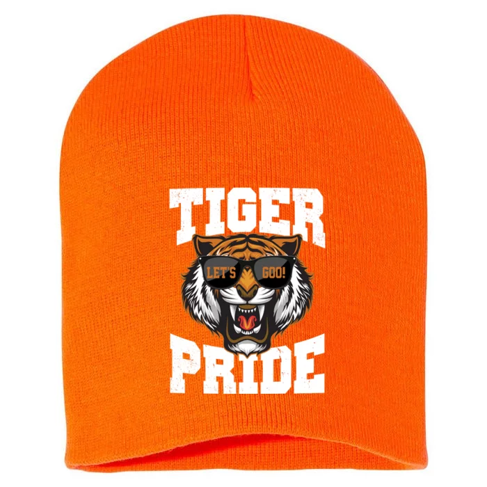 Tiger Pride Lets Goo! Short Acrylic Beanie